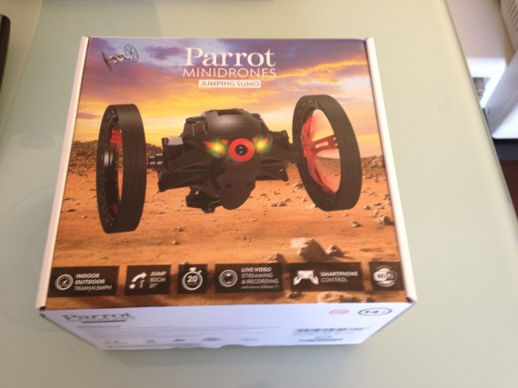 Caja del Parrot Jumping Sumo